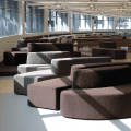 Nanyang Polytechnic - Library | Products seen: [Wave Modular Sofa]<br />
<br />